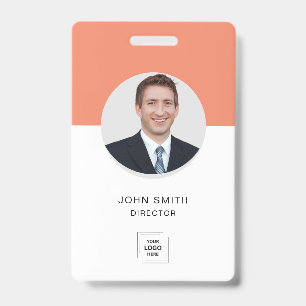 Employee Photo Business Identity Design Badge