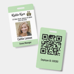 Employee Photo ID Badge