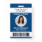 Employee Photo ID Barcode Classic Blue Access