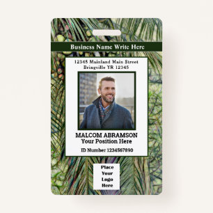  Employee Photo ID Card Business Corporate Custom Badge