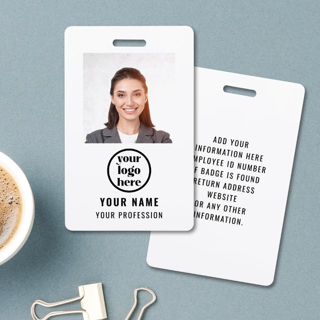 Employee Photo ID Company Security Badge (Creator Uploaded)