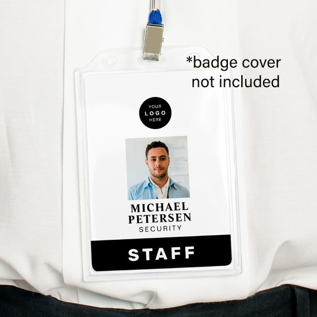 Employee photo name security ID company logo Badge (Creator Uploaded)