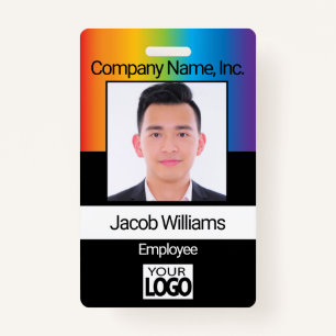 Employee Photo - Rainbow Badge
