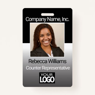 Employee Picture Badge - Black