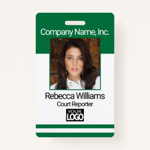 Employee Picture Badge - Green