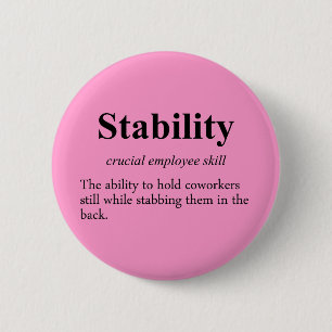 Employee stability is an important metric (2) 2 inch round button