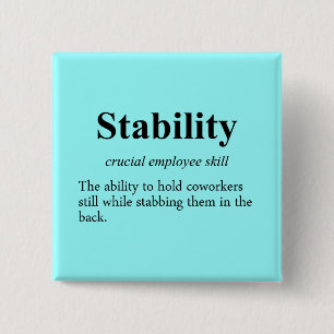 Employee stability is an important metric (2) 2 inch square button