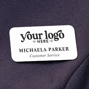 Employee Staff Custom Company Logo Name Tag