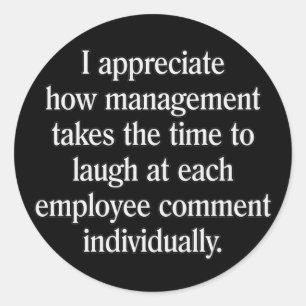 Employee Suggestion Box Classic Round Sticker