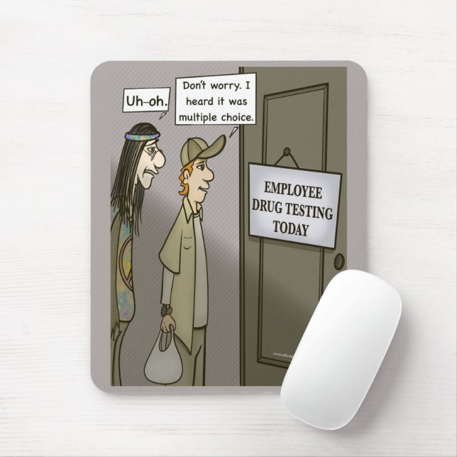 Employee Testing Mouse Pad (With Mouse)