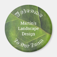 Employee Welcome Green Leaf Photo Team Member