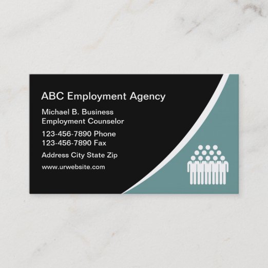 Recruiting Business Cards & Profile Cards Zazzle CA