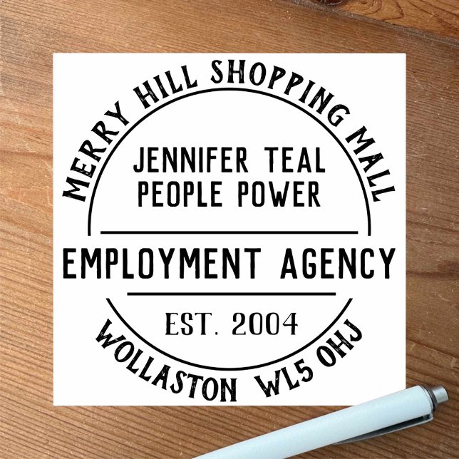 Employment Agency Rubber Stamp (Creator Uploaded)