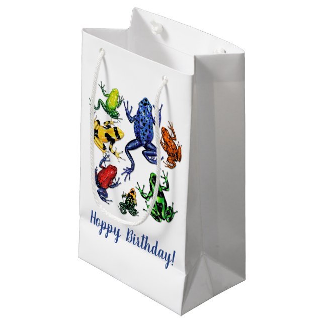 Empoisonnez le sac de cadeau de grenouille de (Devant Angle)