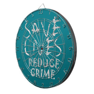 Empower Change with the :Save Lives Reduce Crime Dartboard