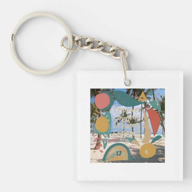 Empower Dreams Empowerment Keychain (Front)