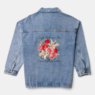 Empower girls empowers others Denim Jacket