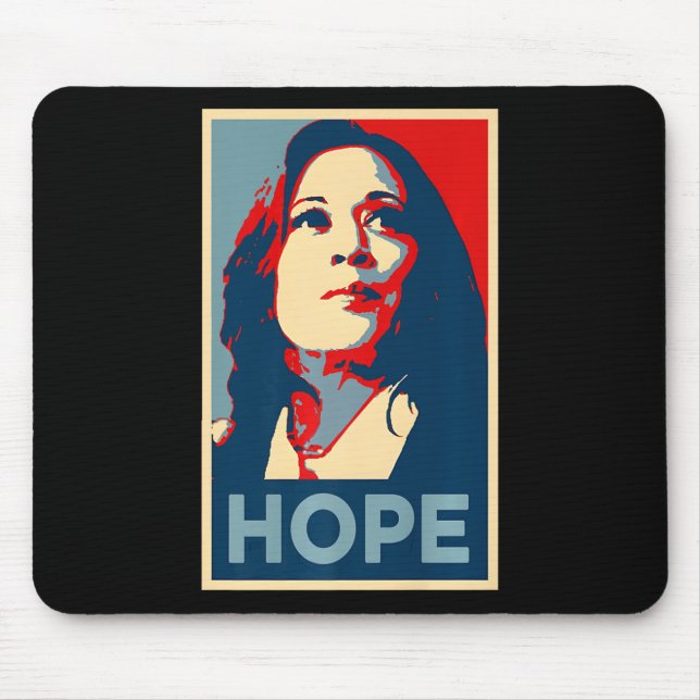 Empower Hope Joy Kamala Harris Obama Poster 47th S Mouse Pad (Front)