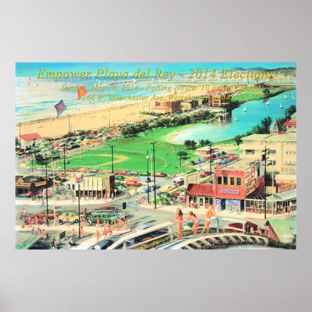 Empower Playa del Rey – 2014 No Border Poster (Front)