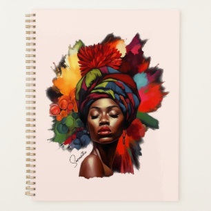 Empowered African-American Woman Planner
