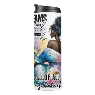 Empowered Beauty - Black Woman Inspirational 2 Thermal Tumbler