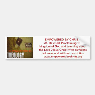 Empowered By Christ Bumper Sticker