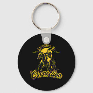 Empowered By Connection Equestrian Sports Horsebac Keychain