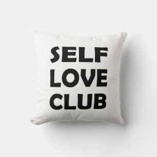Empowered by Self Love Caring Vibes Throw Pillow