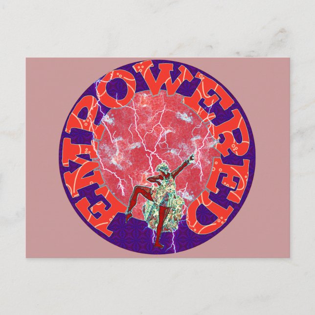 Empowered Woman Postcard (Front)