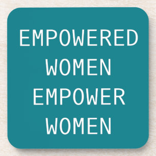 Empowered Women Empower Cool RBG Coaster