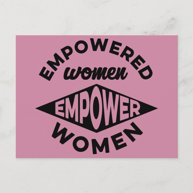 Empowered Women Empower Women Postcard (Front)