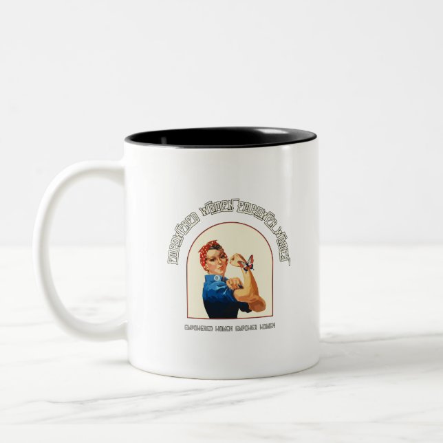 Empowered Women Empower Women  Two-Tone Coffee Mug (Left)