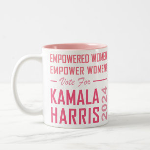 EMPOWERED WOMEN... Two-Tone COFFEE MUG