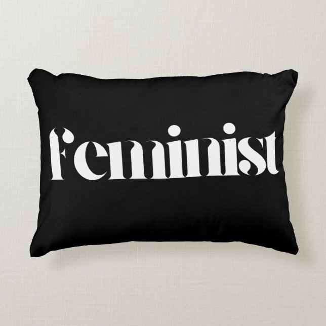 Empowering Feminist Pillow | Inspiring Home Decor (Front)