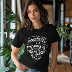 Empowering I Am the Whole Sky Womens Vintage Tri-Blend Shirt