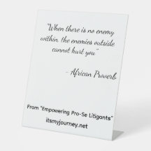 Empowering Pro-Se Pedastal