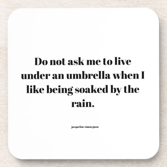 Empowering quote coaster (Front)