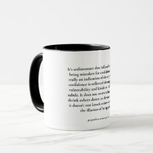 Empowering quote mug