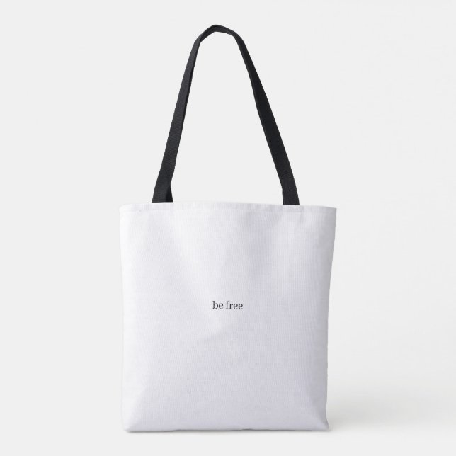 Empowering quote tote bag (Back)