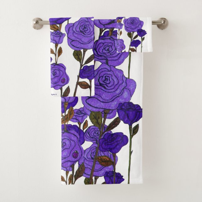 Empowering Roses Bath Towel Set (Insitu)