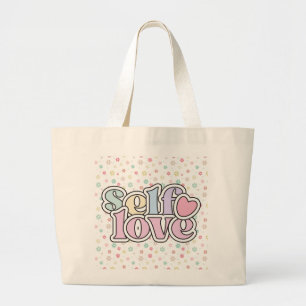 Empowering Self-Love Large Tote Bag