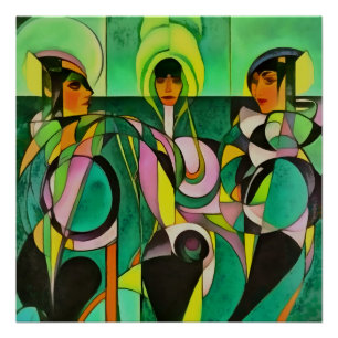 Empowerment Equals Equity Abstract Art Poster