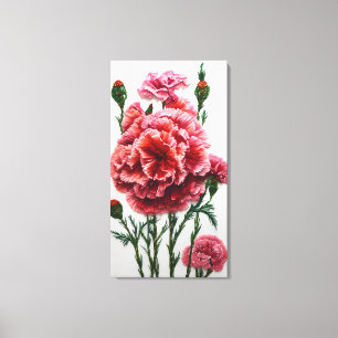 Empowerment Through Carnation Energy Canvas Print