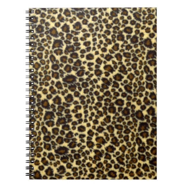 Empreinte de léopard Carnet spiral (Devant)