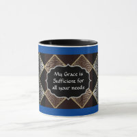Empreinte de léopard Diamond Design Mug à deux ton