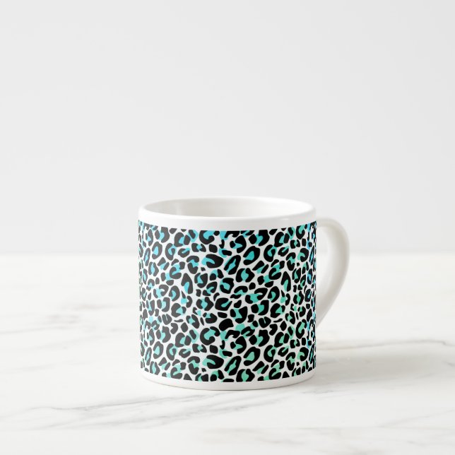 Empreinte de léopard Espresso Mug (Devant droit)