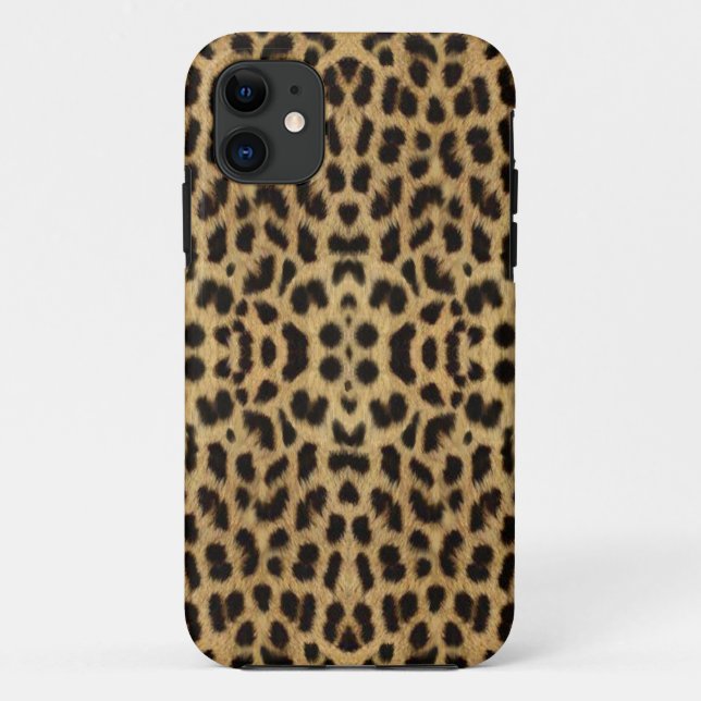 Empreinte de léopard iPhone 5 Coque (Dos)