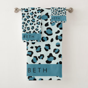 Empreinte de léopard, Spots, Leopard Bleu, Votre N