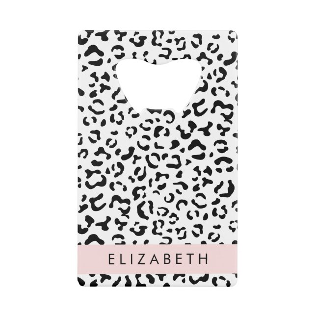 Empreinte de léopard, Spots, Noir Et Blanc, Votre  (Devant)