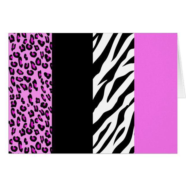 Empreinte de léopard, Zebra Print, Poster de anima (Devant horizontal)